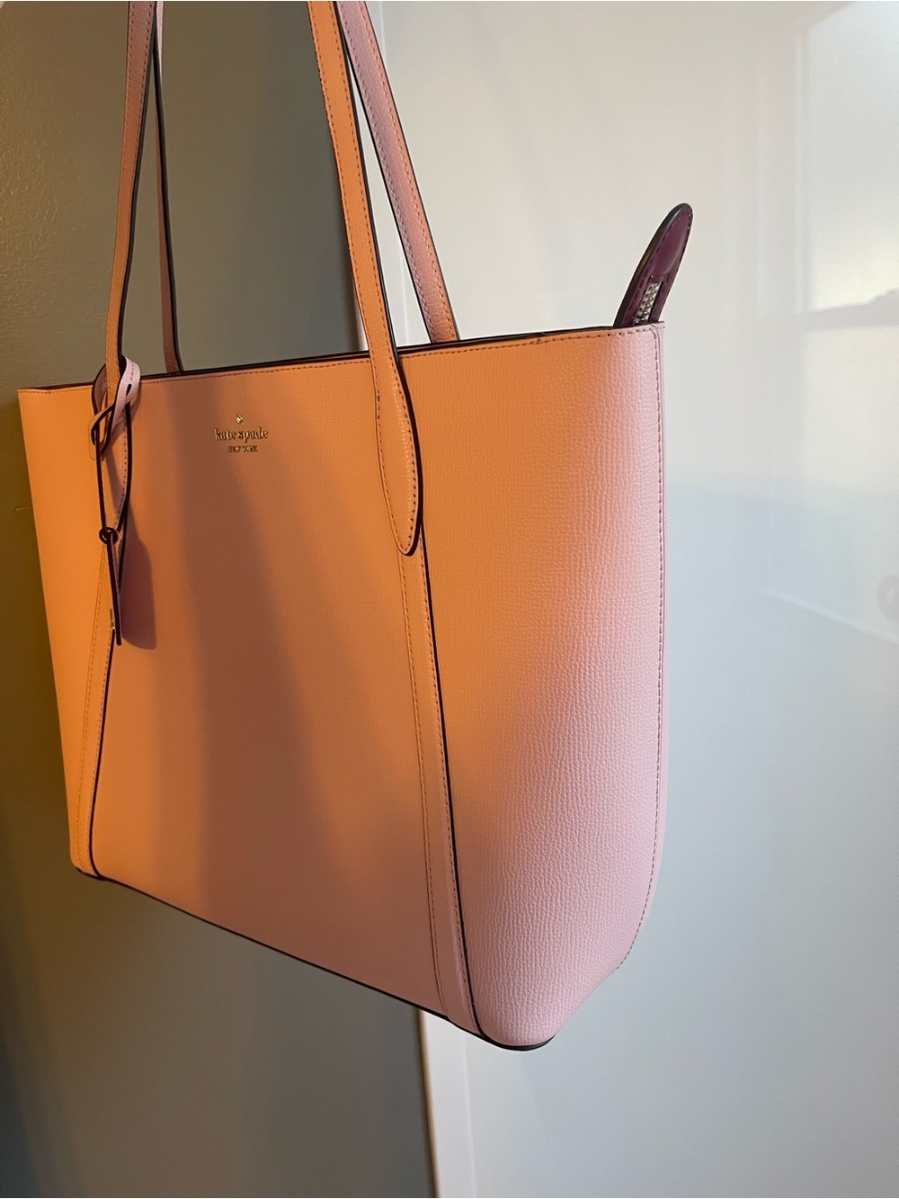 Kate spade light pink tote - Picture 3 of 9